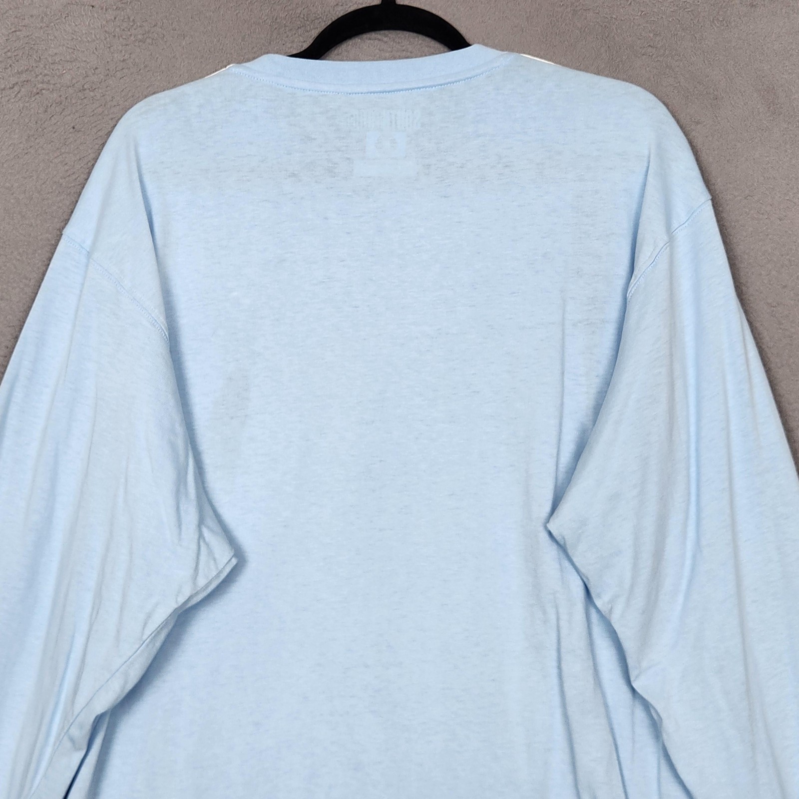 Southpole Shirt Mens Large Blue Long Sleeve Tagless Crewneck Logo Jersey gallery