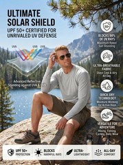 6 Pack Men’s Quick Dry Long Sleeve Shirts Moisture Wicking Sun Protection UV …