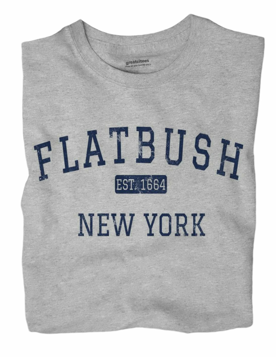 Flatbush New York NY T-Shirt Brooklyn EST