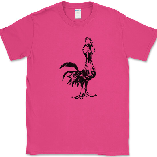 HEIHEI CHICKEN T-Shirt Funny Moana Humor Movie Novelty Tee on Gildan gallery