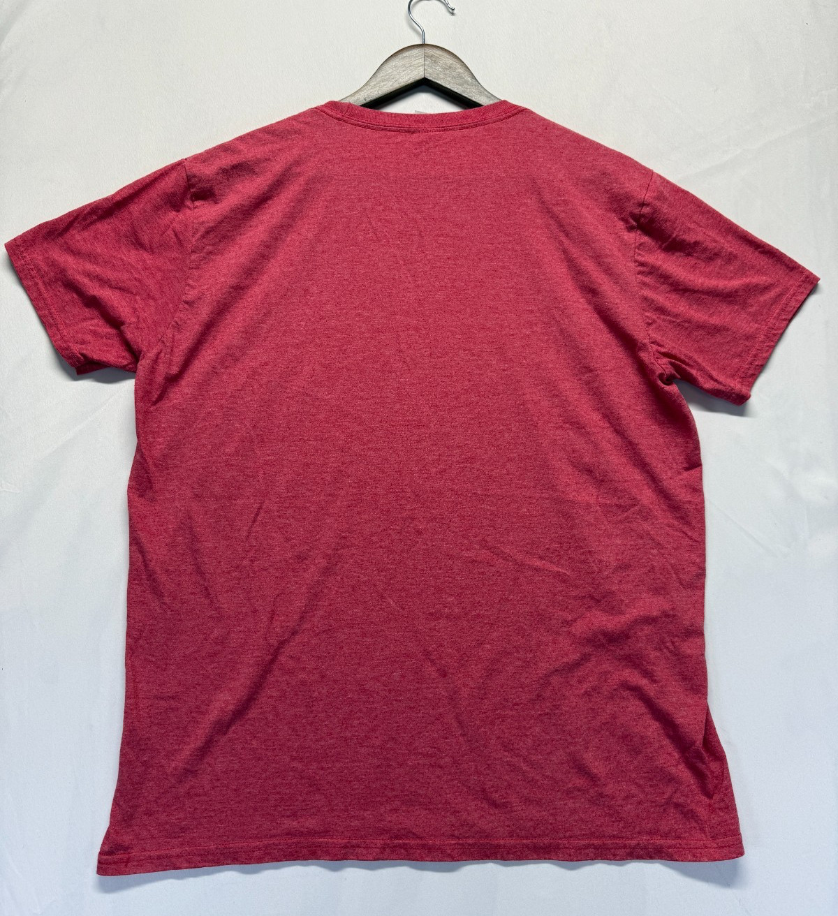 Gildan Softstyle T Shirt Men Large Heather Red Graphic Anytime Fitness Ring Spun gallery