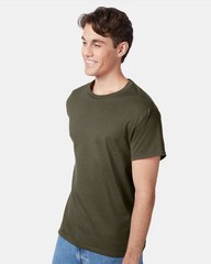 Hanes 5250 4XL 5XL Authentic Short Sleeve Men’s Cotton T-Shirt Fatigue Green