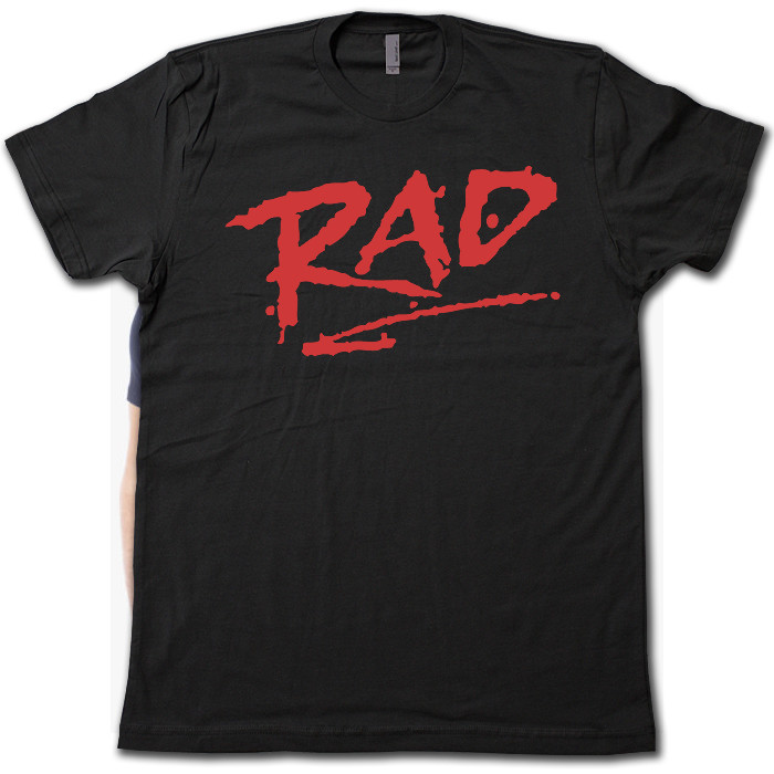 “RAD” 80's classic BMX Movie T-Shirt • RETRO COOL Cru Jones Biker Graphic Tee! gallery