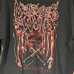 Motionless In White Slaughterhouse One Mutilation Under God Long Sleeve Tee Sz L