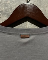 ZEGNA Men’s ‘High Performance’ Wool T-Shirt Light Grey Size XXL / 2XL $920+ NEW