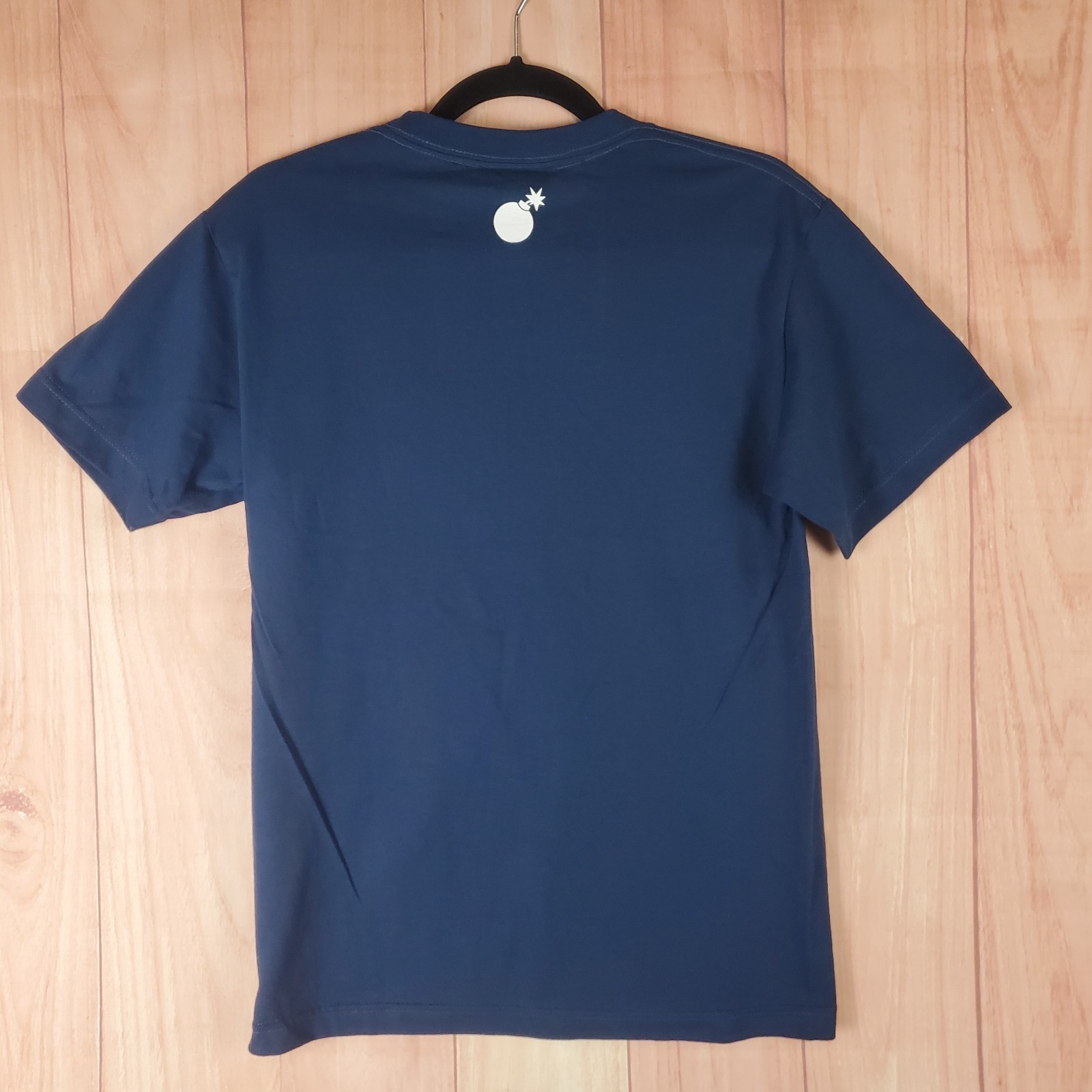 The Hundred T Shirt Mens Small Navy Blue Graphic Print Skull And Art Supplies gallery