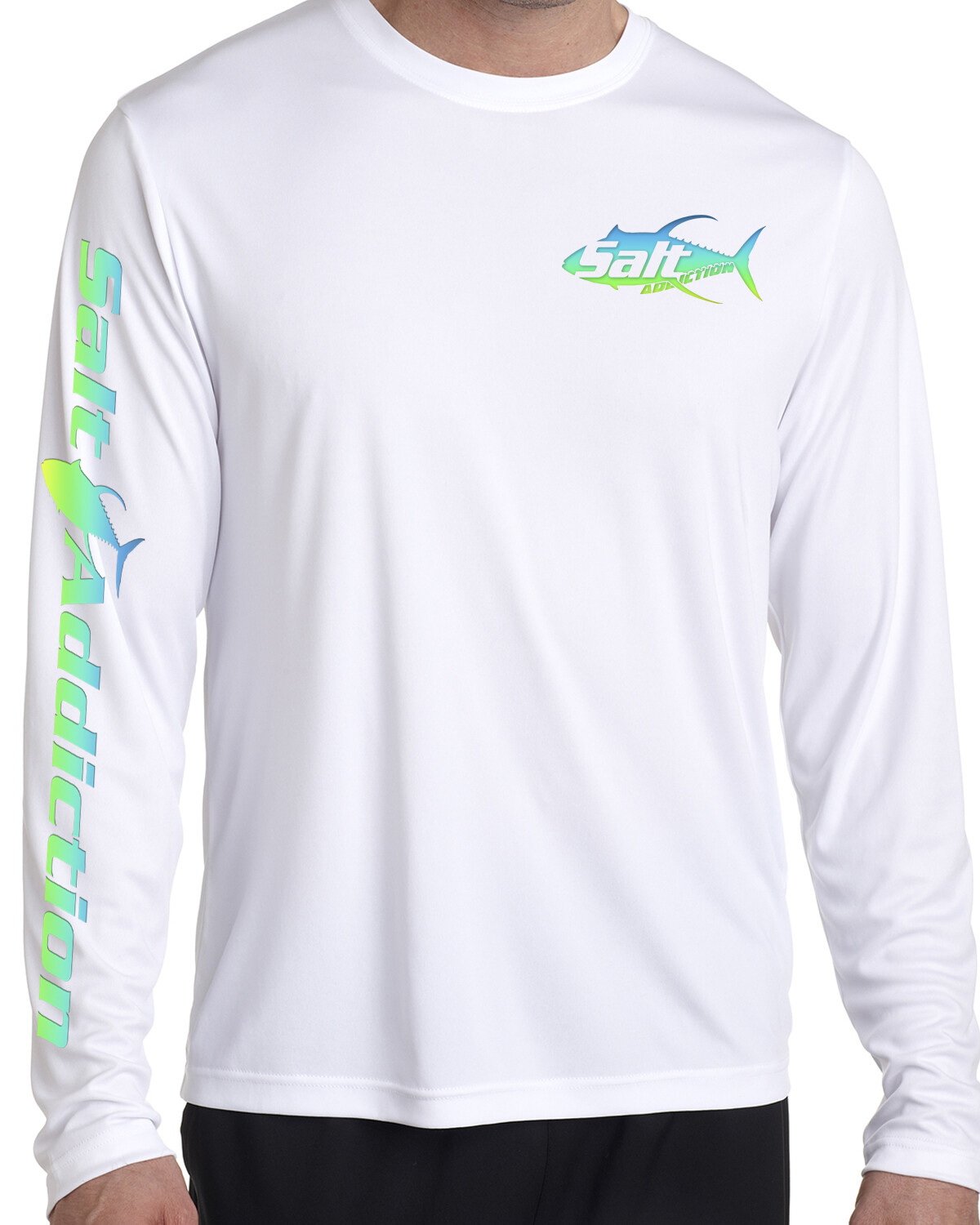 Salt Addiction T shirt long sleeve microfiber ocean fishing apparel Uv 50+ gallery