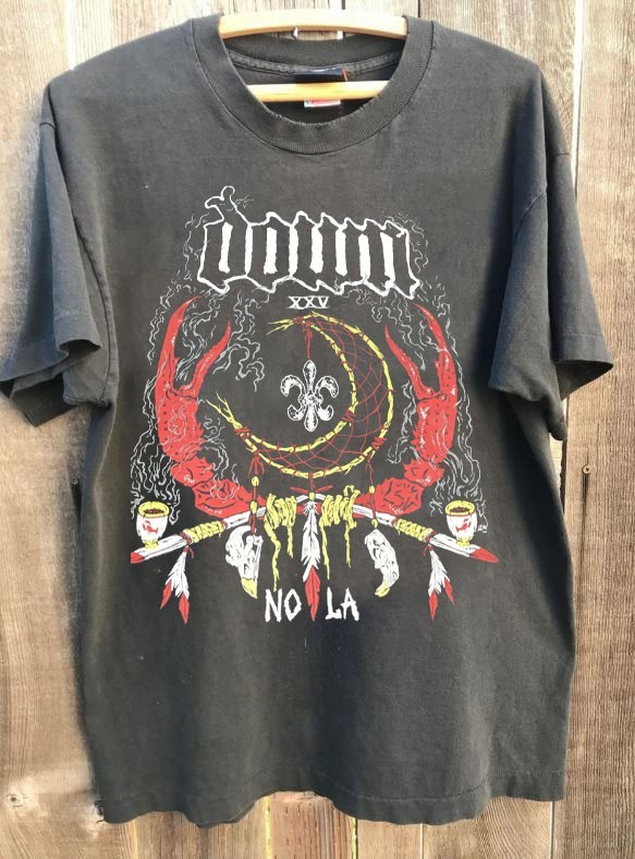 Down Band Classic Style Charcoal Short Sleeve Cotton Tshirt vtg S-5XL KH18973 gallery