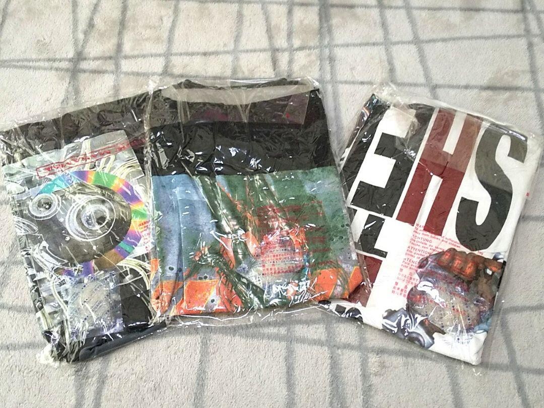 GHOST IN THE SHELL T-shirt Set Lot of 3 YOUNG MAGAZINE Vintage 90's F/S gallery