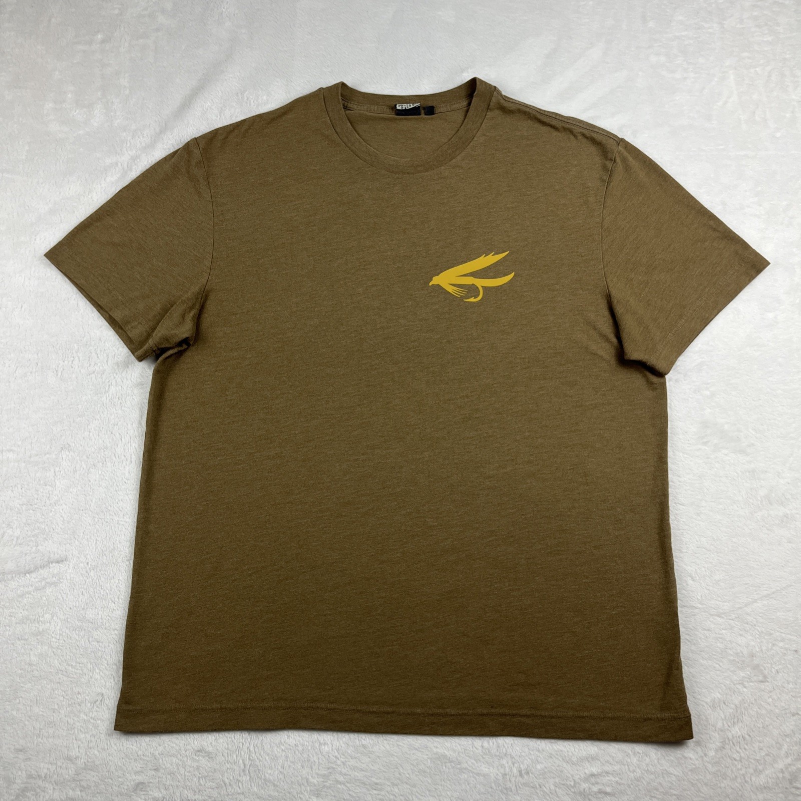 Filson Buckshot Short Sleeve T Shirt Brown Fly Fishing Men’s Size XL