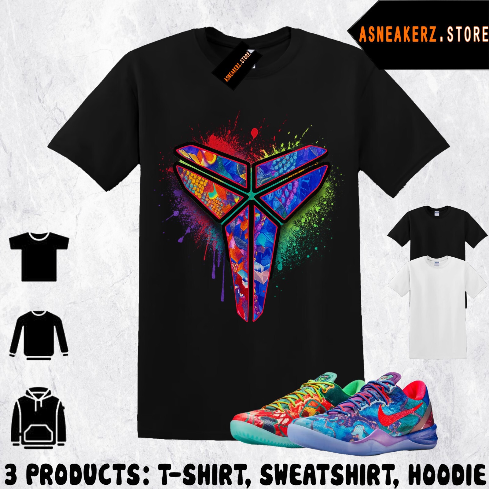 Shirt Matching Kobe 8 Protro What The 2025 To Match Sneaker Mamba Sheath T-Shirt gallery