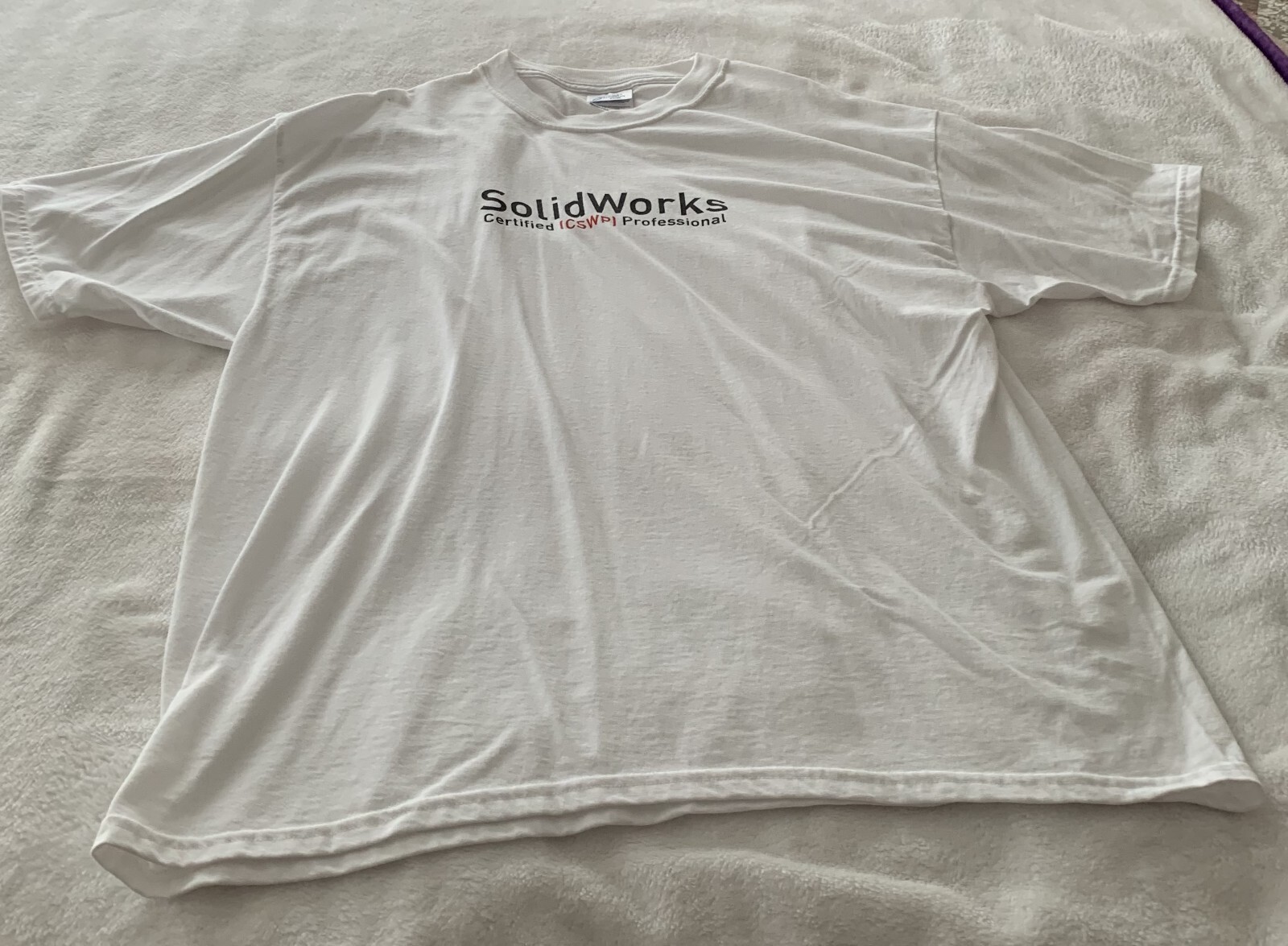 Solidworks Certified Professional CSWP Tee Shirt XL Extra Large Unisex White gallery