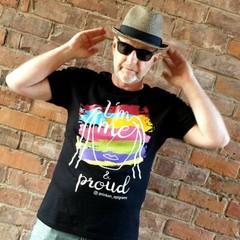 Quality UK Printed Pride T-Shirt – I’m Me & Proud (4 Sizes) 100% Ringspun Cotton