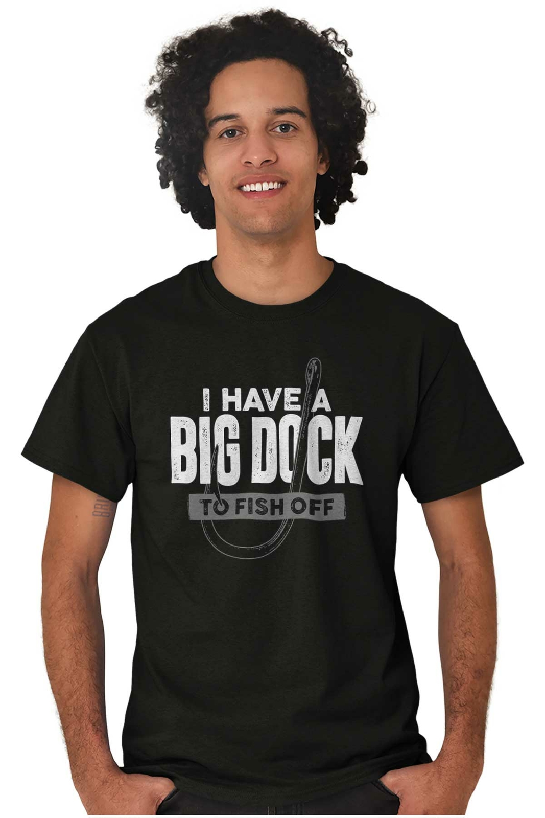 Dirty Fishing Joke Funny Big Dock Fish Gift Mens Casual Crewneck T Shirts Tees gallery