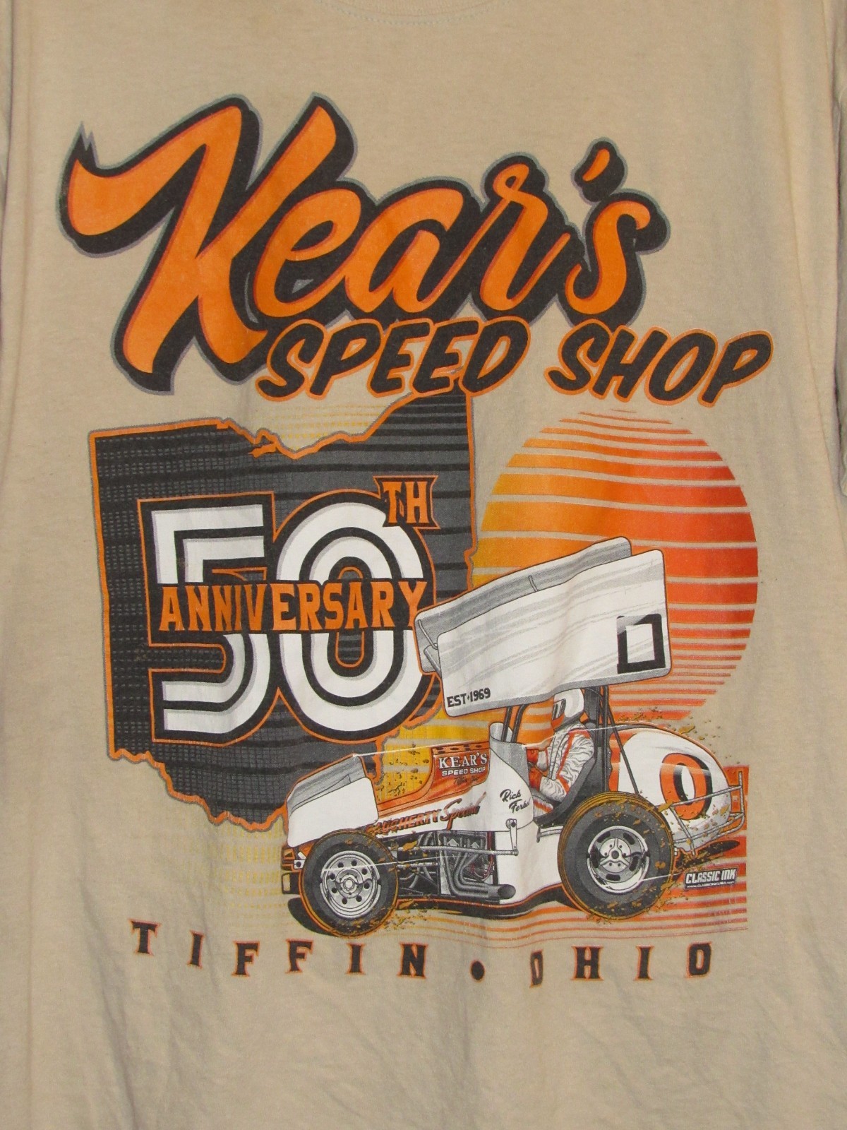 Kear's Speed Shop 50th Anniversary T-Shirt Large Rick Ferkel Tiffin Ohio gallery