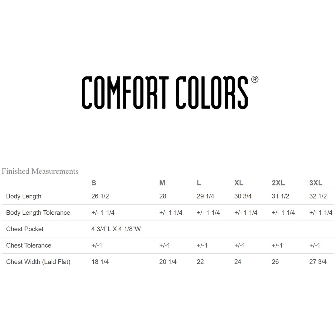 2 Pack Of Comfort Colors 6030CC Adult 100% Cotton Heavyweight RS Pocket T-Shirt gallery