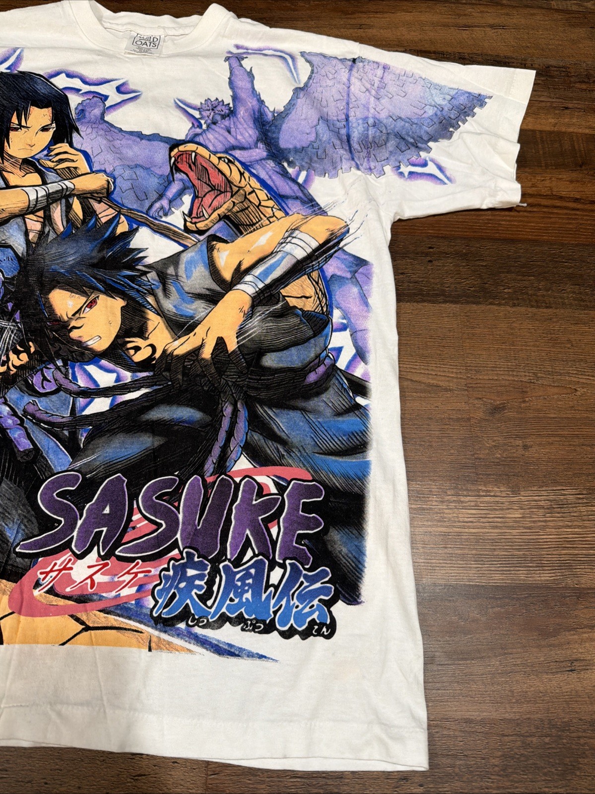 VTG Naruto Sasuke Shirt Anime Shippuden Shonen Jump Bleach One Piece BOOT AOP gallery