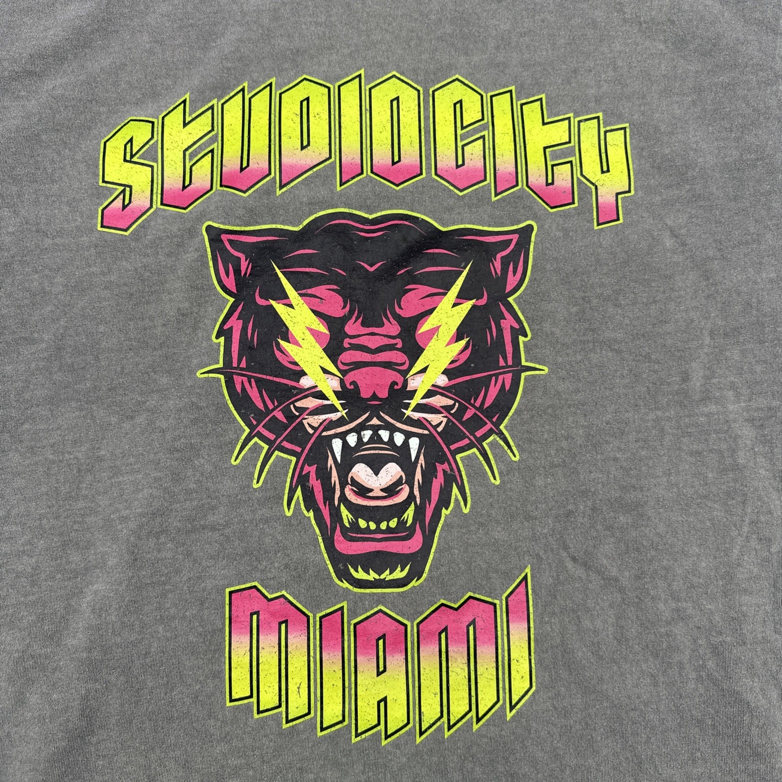 Studio City T-Shirt Men XL Gray Graphic Print Logo 100% Cotton ..#32941 gallery