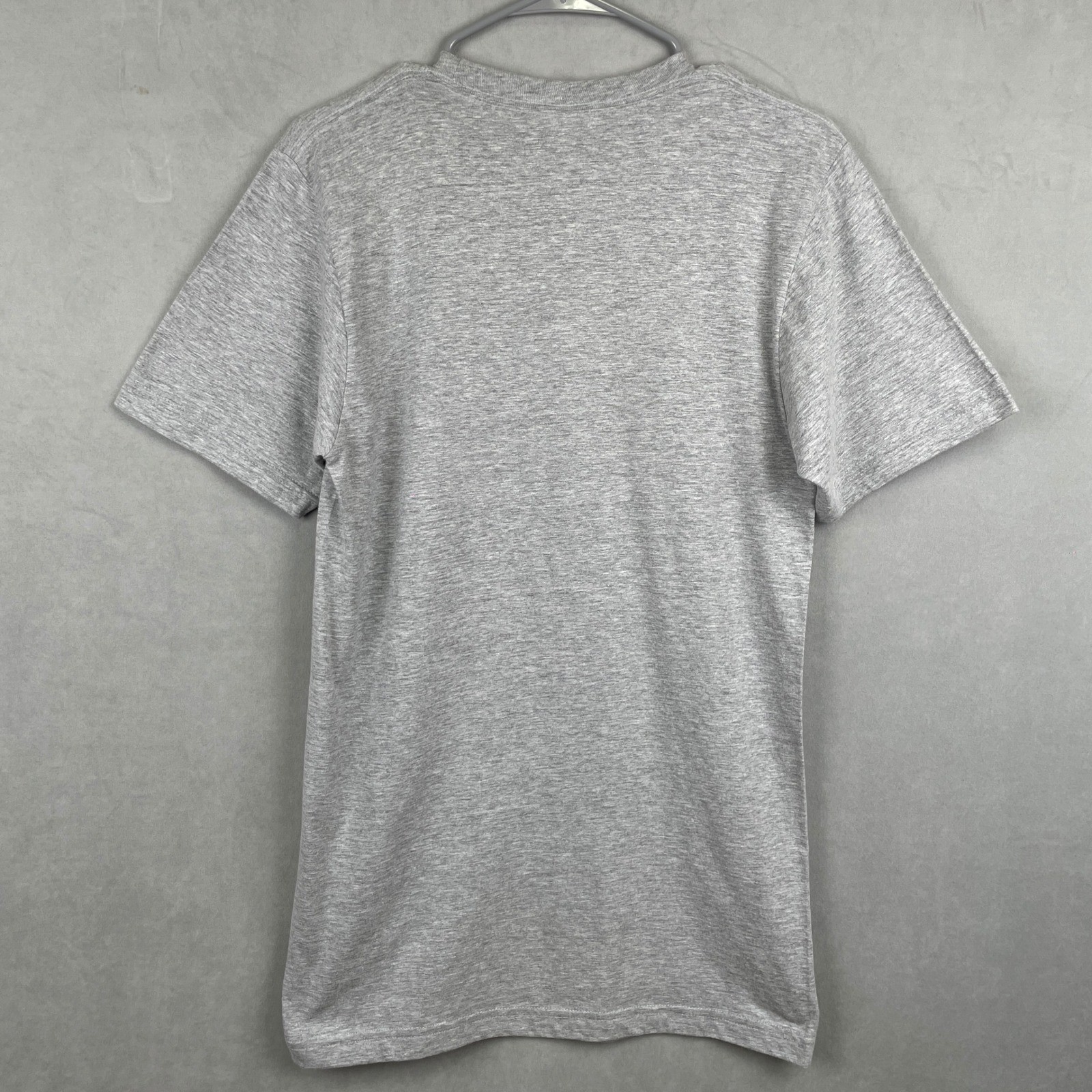 American Apparel Mens S Heather Grey Crew Neck Short Sleeve T-Shirt Cotton Norm gallery