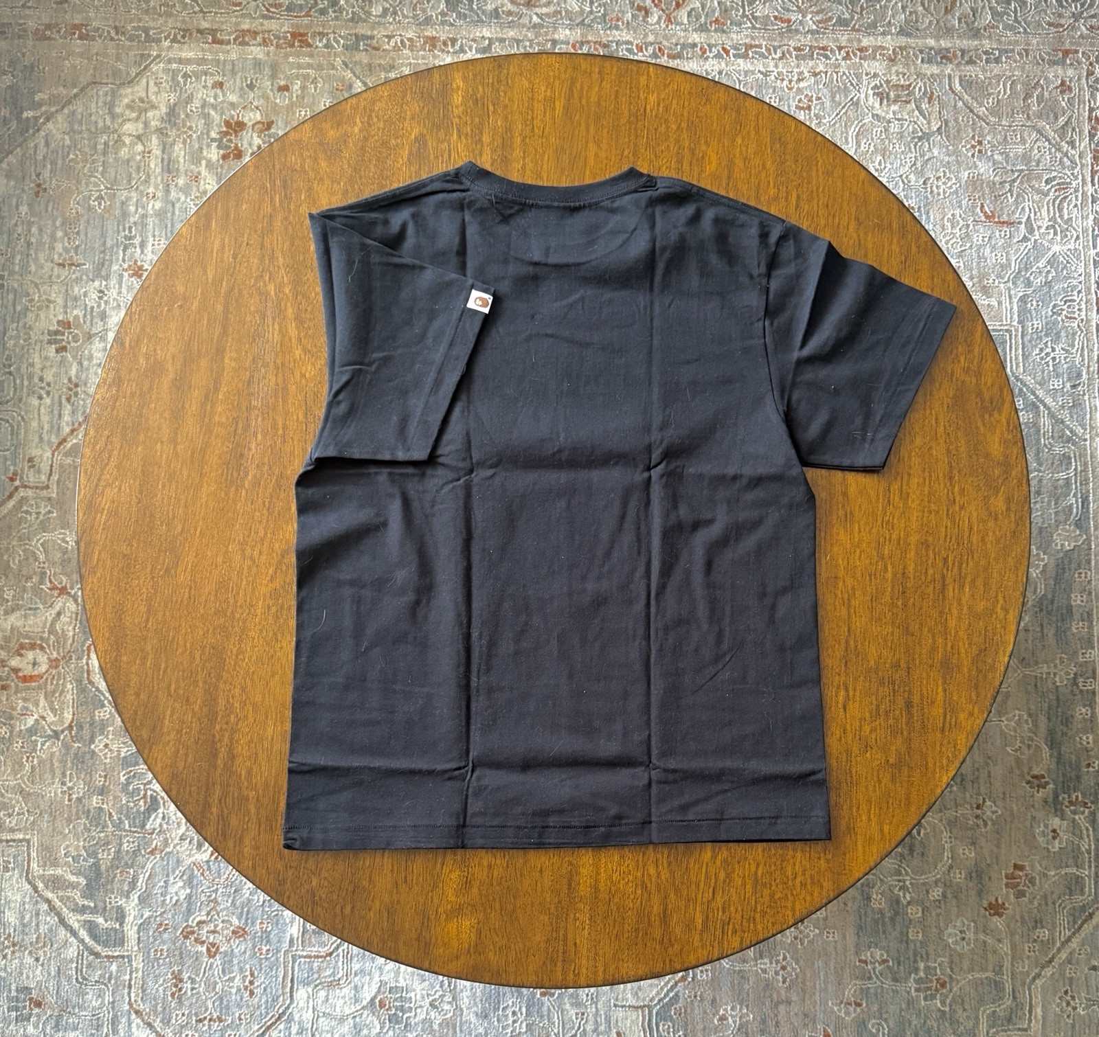A Bathing Ape BAPE Check Big Ape Head Graphic T-Shirt - Black gallery