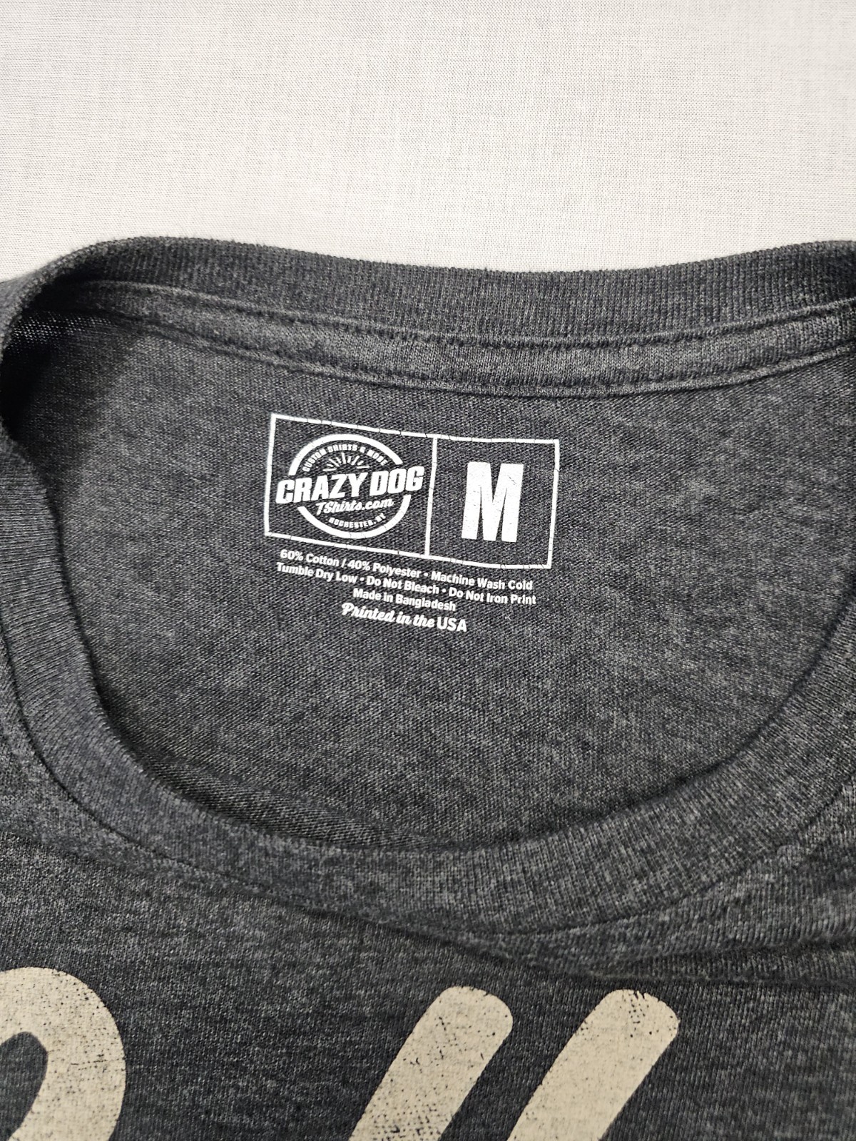 Crazy Dog T-Shirts Coffee Makes Me Feel Less Murdery Funny Sarcastic Tee Men’s M gallery