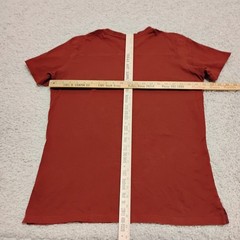 Kuhl Shirt Mens Medium Red Rust Wildfibre Organic Cotton Hiking Travel Gorpcore
