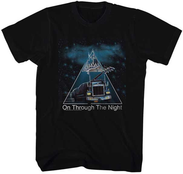 Def Leppard On Through The Night Men's T Shirt Rock Band Music Merch gallery