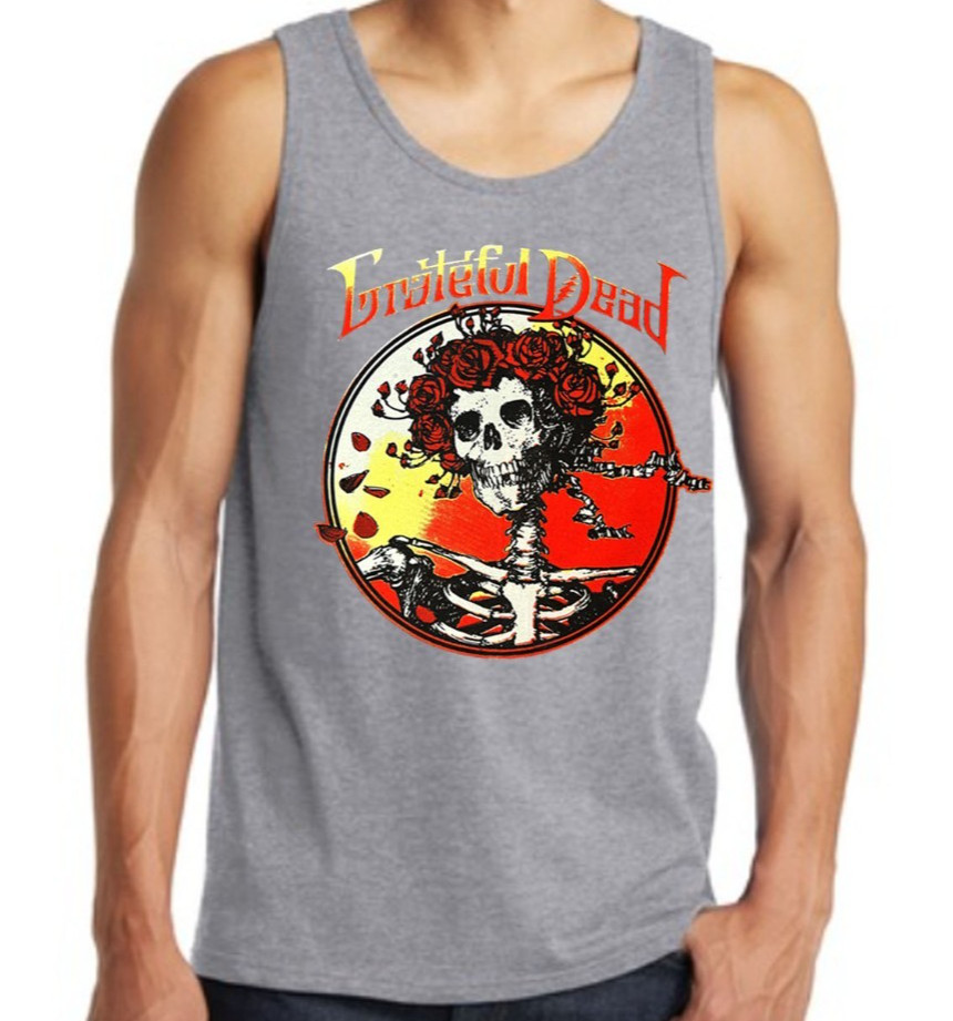 Grateful Dead Rock Band Men's Tank Top (Multiple Colors) gallery