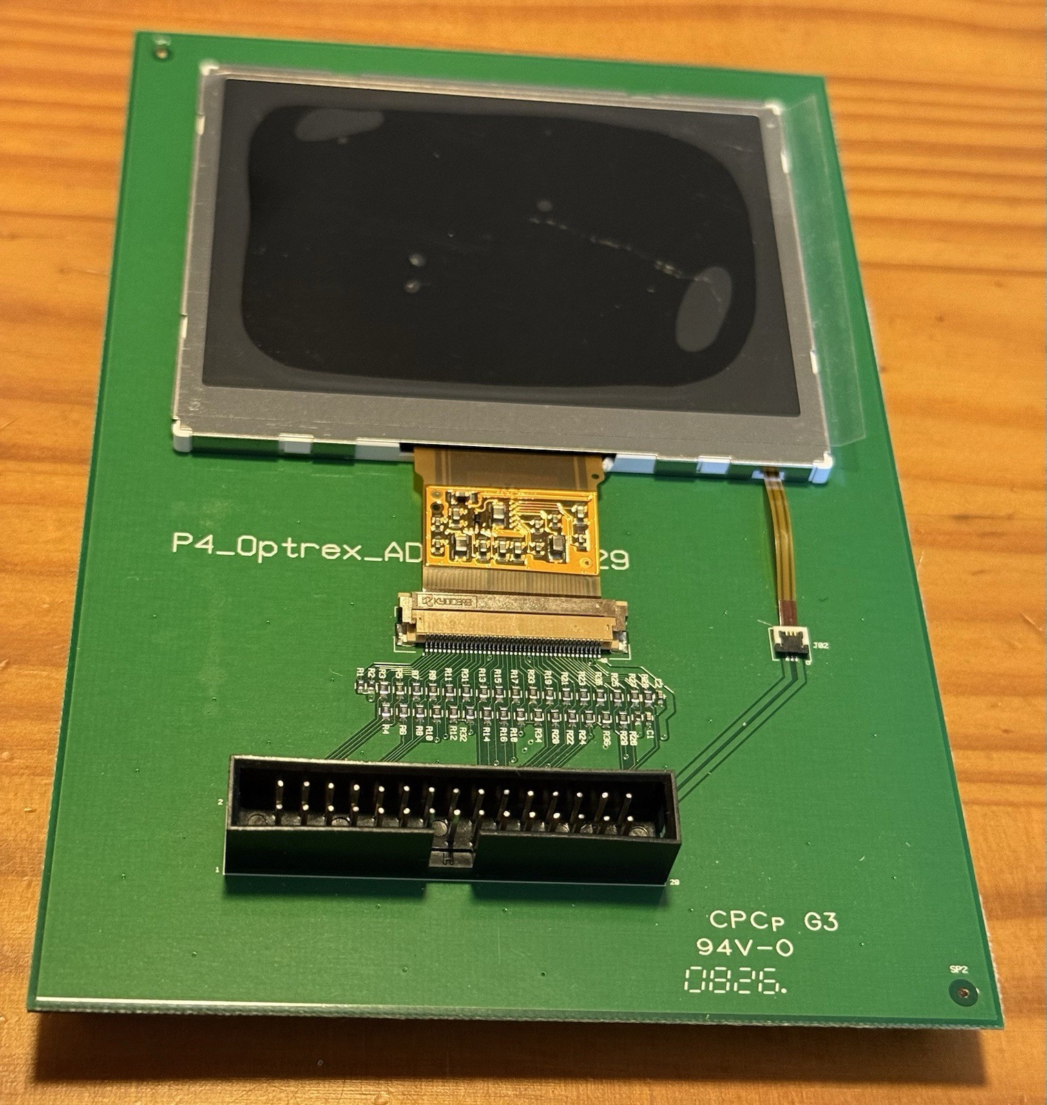 P4 OPTREX ADN 20080529 CIRCUIT BOARD WITH LCD DISPLAY 355343AD NEW GS9