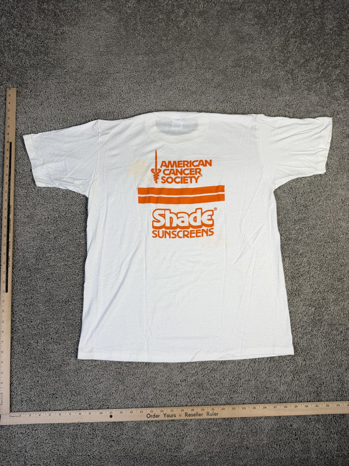 Vintage Tennis Shirt Mens XL Shade Sunscreens American Cancer 1988 Tournament gallery