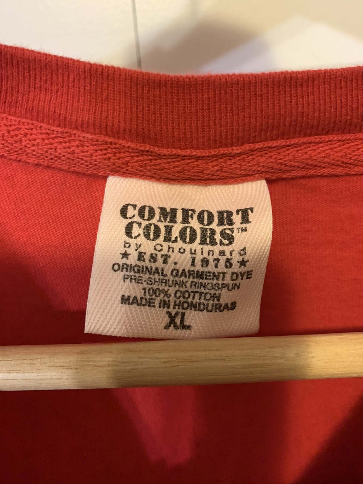 Yosemite Sam On Pocket Mens Sz XL T Shirt Red Comfort Colors gallery