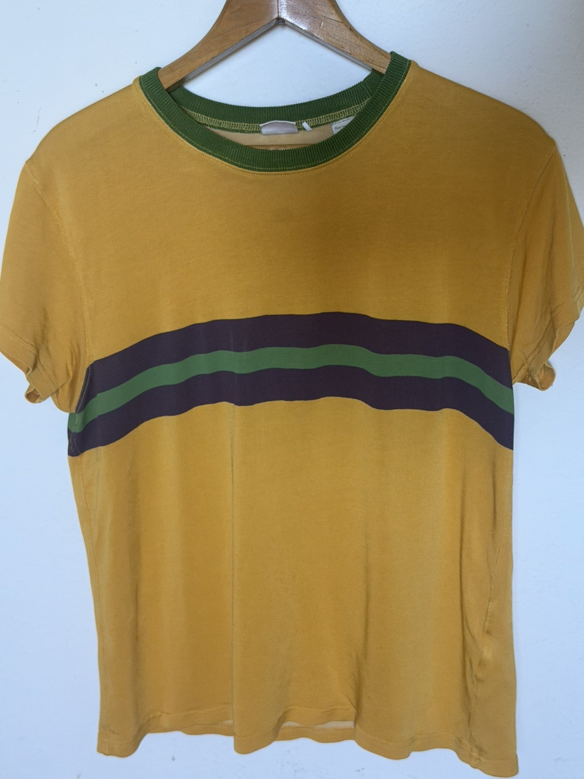 LVC T-Shirt L 70s Strictly Rockers Hi-Fi Jamaica Collection Slim Fitted Yellow gallery