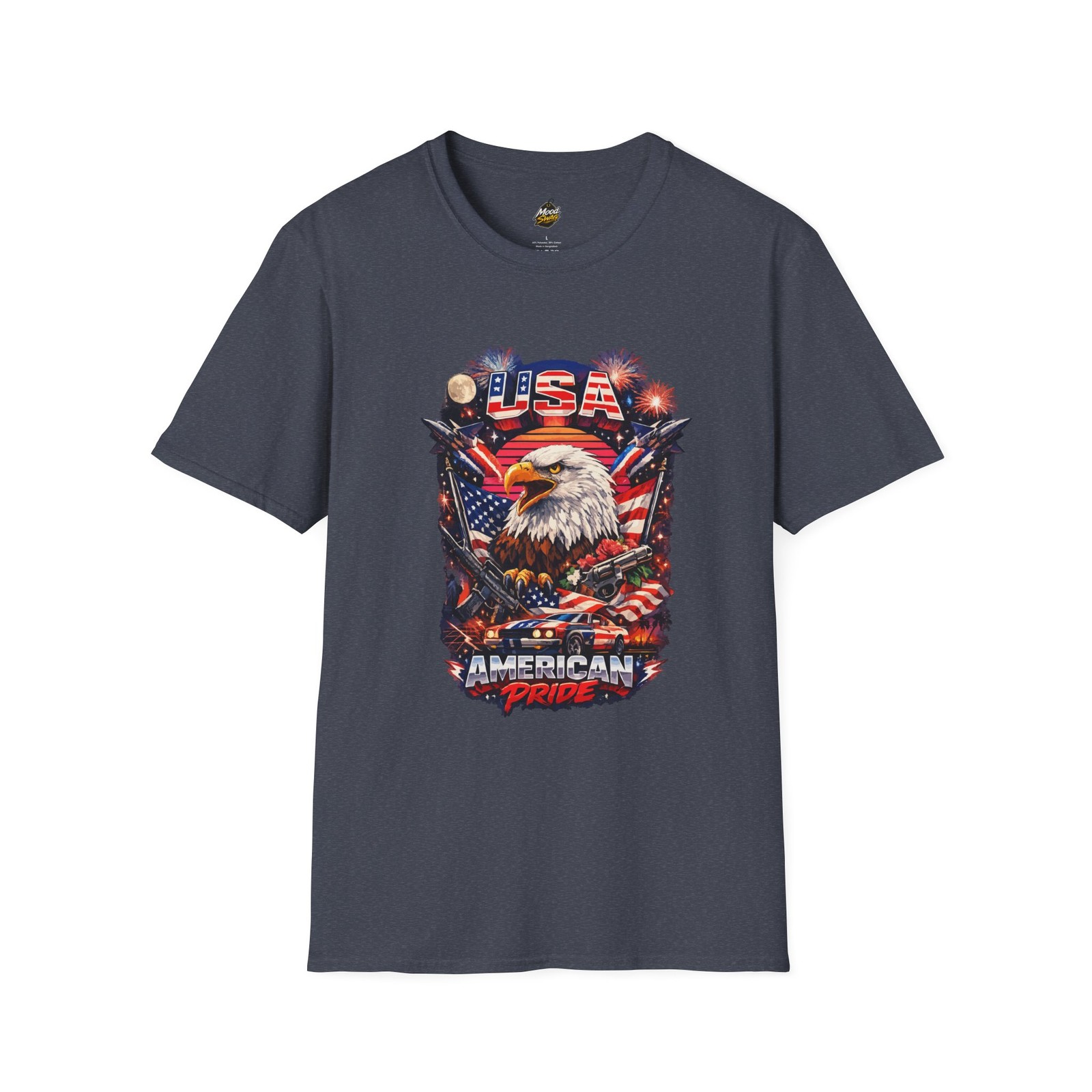 80s USA Patriotic Eagle Shirt | Retro American Pride Graphic Tee gallery