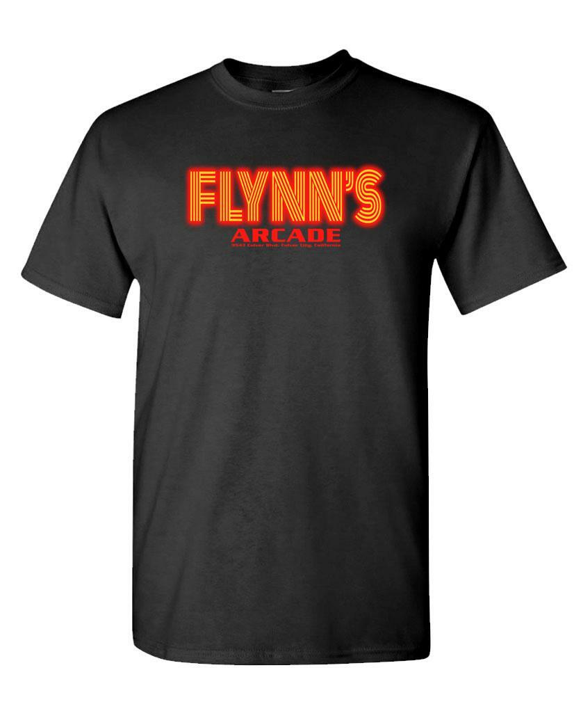 FLYNN'S ARCADE - movie retro novelty 80s - Mens Cotton T-Shirt gallery