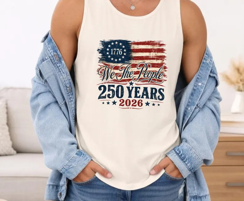Patriotic America Flag Tank Top gallery