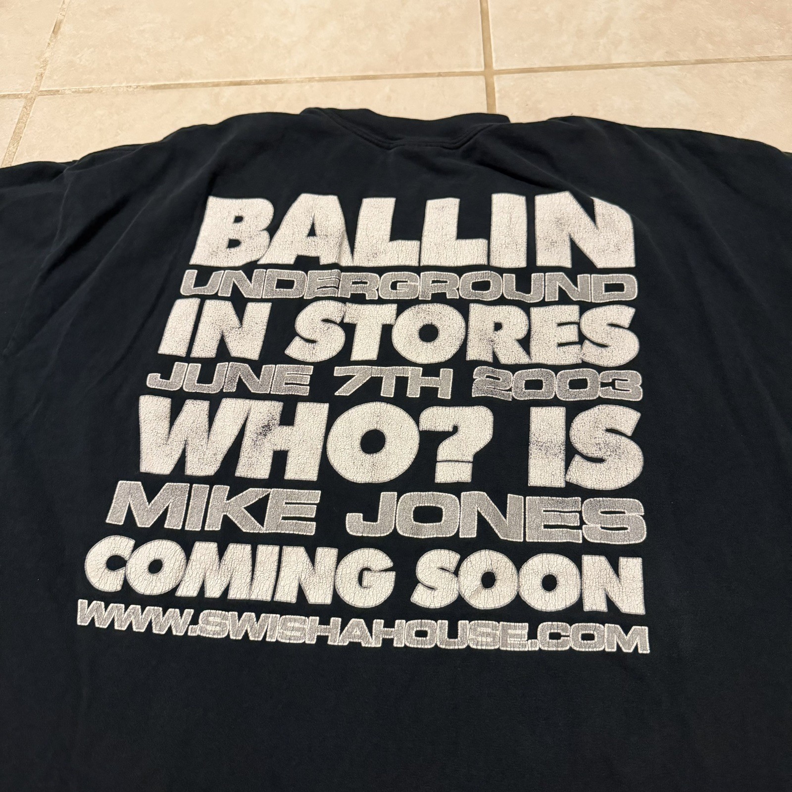 Vintage Rare 2000’s Mike jones swisha house rap promo tshirt SZ XXL gallery