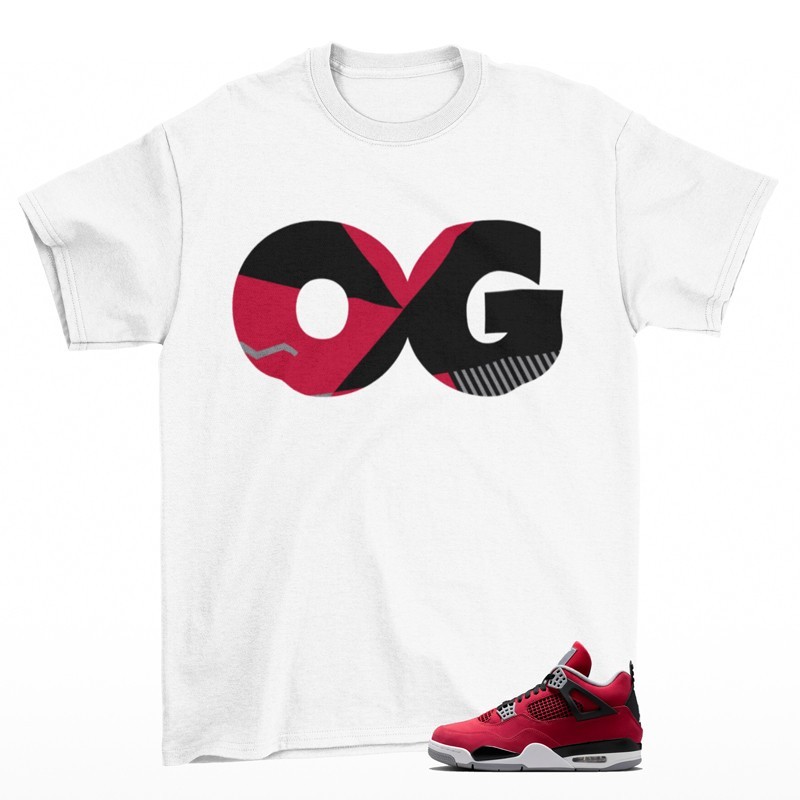 Sneaker OG Shirt White to Match Jordan 4 Toro FQ8138-600 gallery