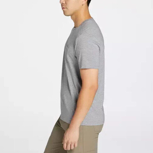 VRST ' MENS ' ESSENTIAL POCKET TEE ' MID GREY HEATHER ' SMALL - UV PROTECTION gallery