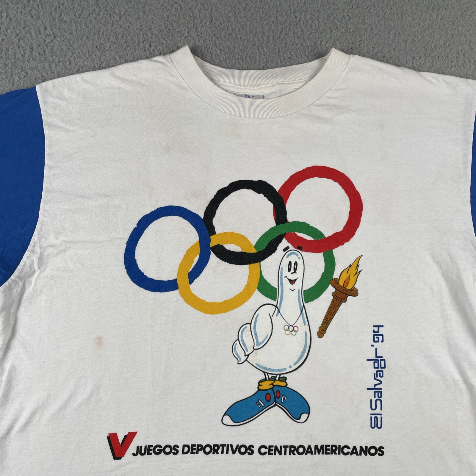 Vintage St. Jacks XL El Salvador Olympics Team 1994 Made In El Salvador Cotton gallery