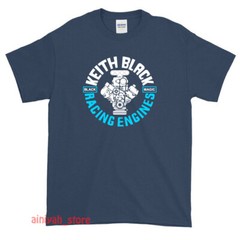 New Keith Black Racing Engines Logo Men’s Funny T-Shirt USA Size S-XXL