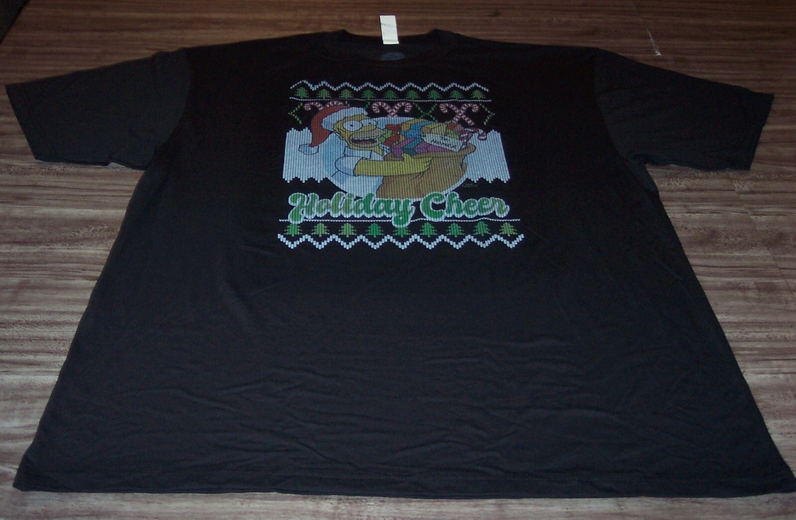 THE SIMPSONS HOMER SIMPSON CHRISTMAS Holiday T-Shirt Big and Tall 3XLT 3XL NEW gallery