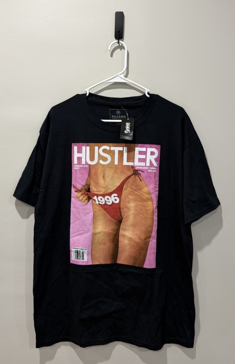 NEW Reason Brand Co x Hustler Men’s Medium Graphic T-Shirt Limited Edition Black
