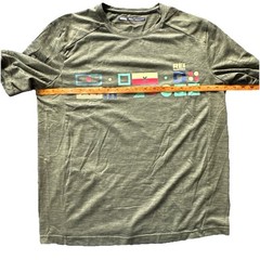 REI Co-op Roventures Graphic Performance T-Shirt Men’s Medium Green Outdoor
