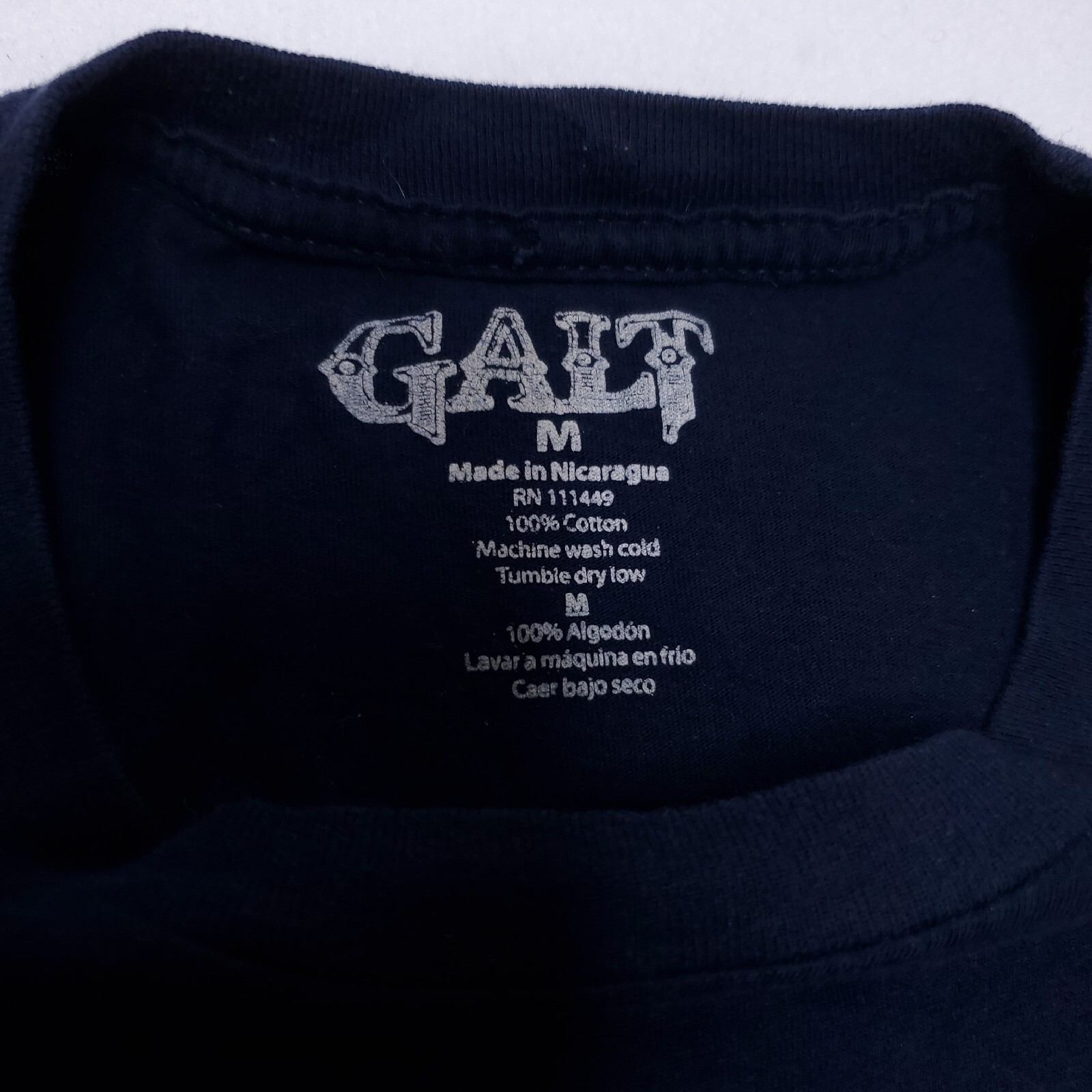 GALT Great American Trading Post Supply T-Shirt Adult Size M Navy Blue Native gallery
