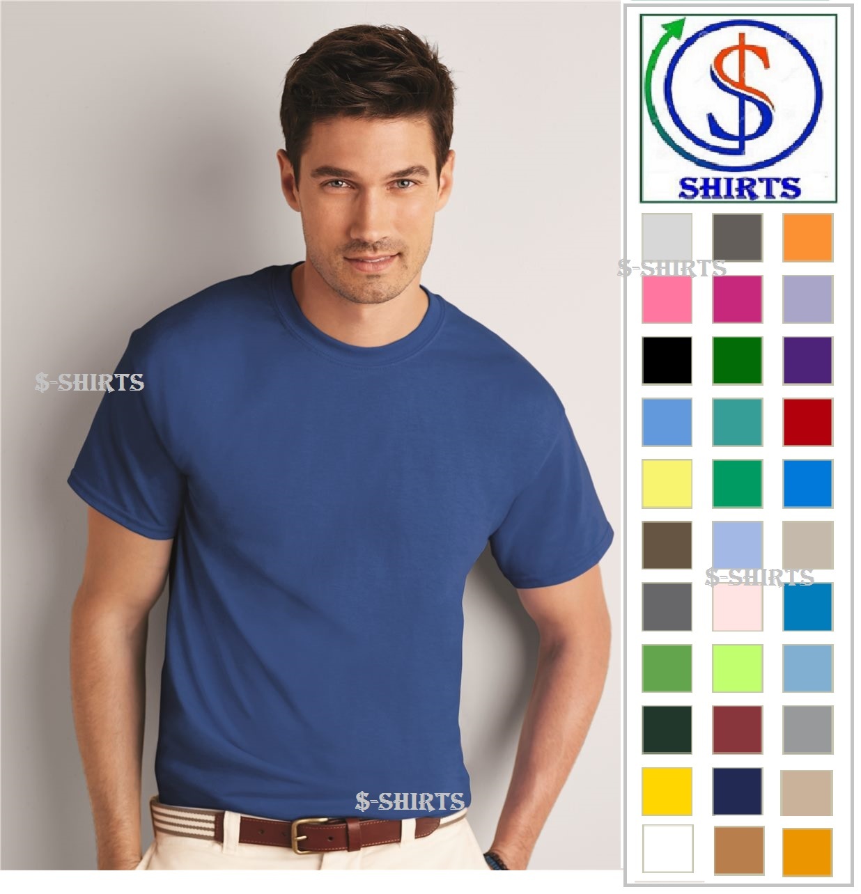 Gildan DryBlend 50/50 T-Shirt - 8000 G800 Men's S- 5XL New SALE preshrunk cotton gallery