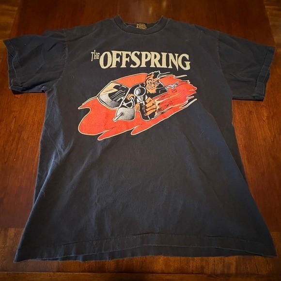 Vintage 1994 The Offspring Smash T-Shirt Brockum Tag Bad Habit XL L Single Stitc gallery