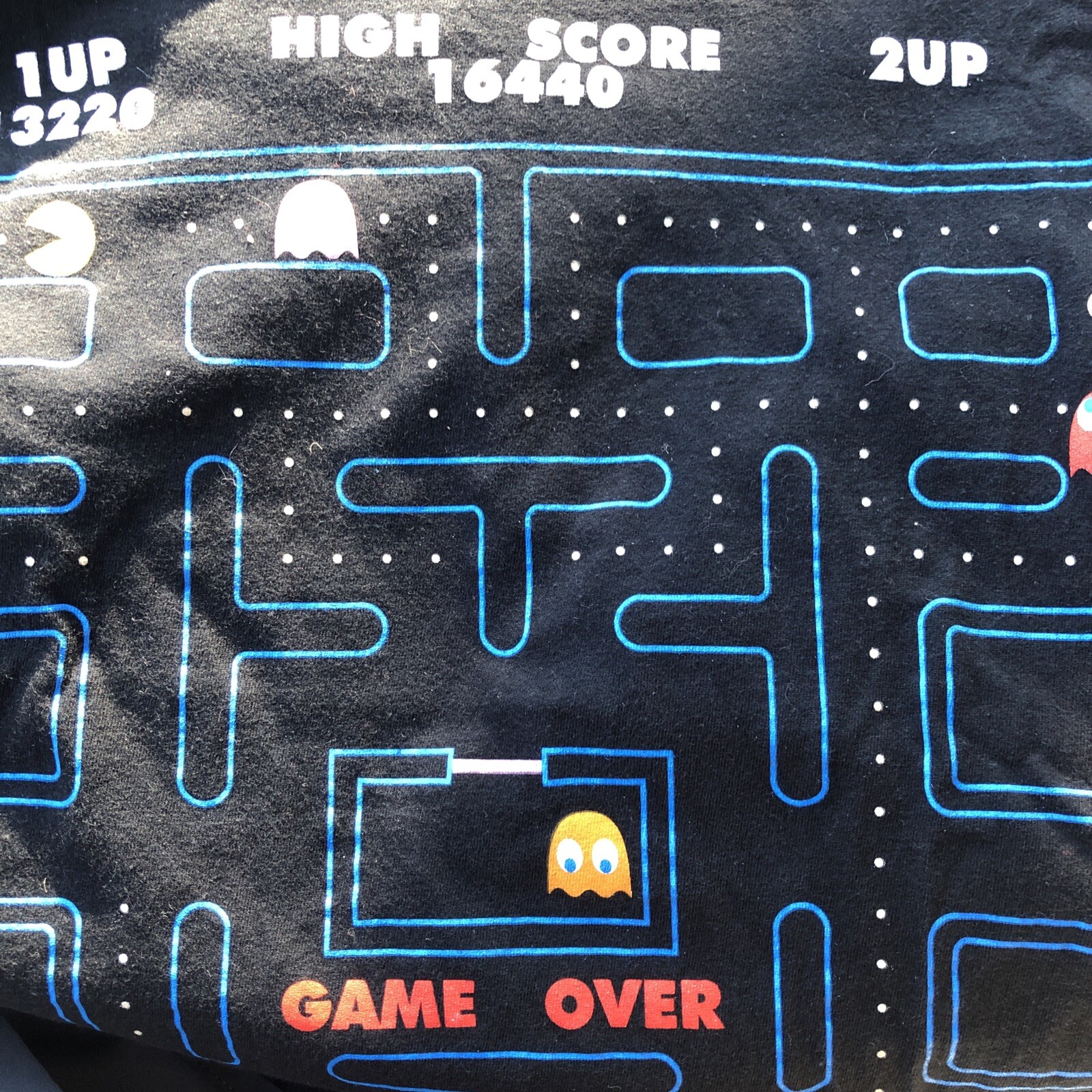 Medium cotton mix Pac-Man T-shirt!! Clean Very Nice Dark Color Print gallery
