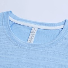 Comfortable Gym Shirts Men Silk Nylon Running Workout Training Outdoor Quick Dry
