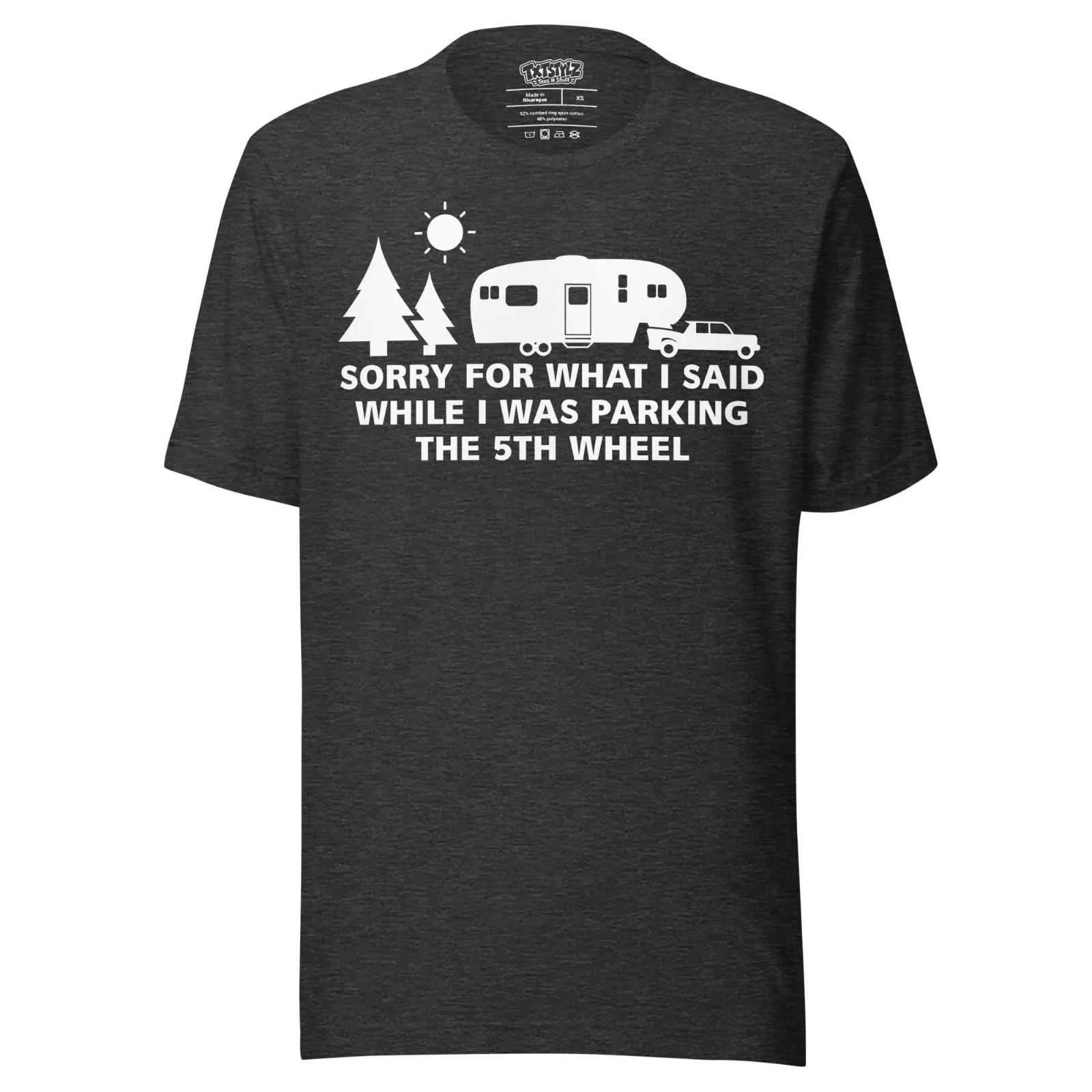 Funny 5th Wheel Parking RV Camper Shirt, Camping Tee, RV Owner Gift T-Shirt gallery