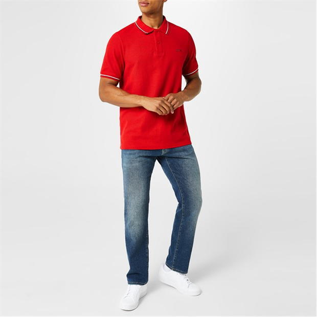SLAZENGER TIPPED PIQUE POLO SHIRT T SHIRT GOLF TENNIS S M L XL XXL 2XL 3XL 4XL gallery